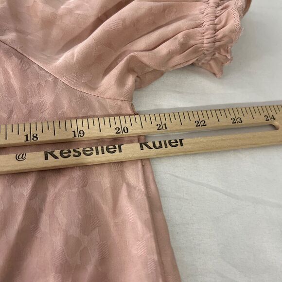 Adyson Parker Women's Pink Leopard Print Button-Front Blouse Size S - Picture 9 of 10